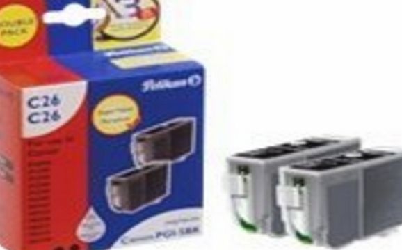 Pelikan 359711 Peli ink C26 BK 27ML 2Pack 359711