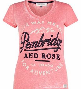 Pink Pembridge and Rose For Adventure T-Shirt