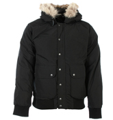 Rexton Black Hooded Jacket