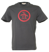 Indian Ink T-Shirt with Dark Red Logo