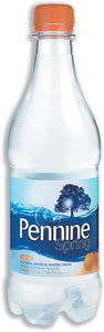 Pennine Spring Mineral Water Orange and Peach