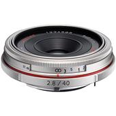 Pentax HD DA 40mm F2.8 Silver Lens