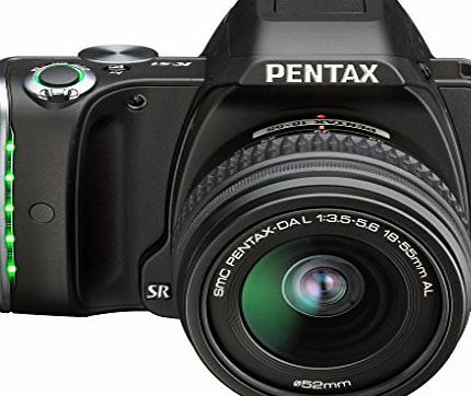 Pentax KS-1 DSLR Camera with 18-55mm amp; 50-200mm DA L Lens - Black