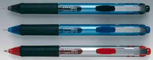 Pentel Energel Rollerball Pen Retractable Metal