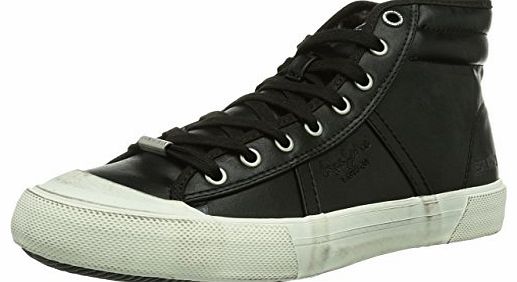 Pepe Jeans Mens Brothers High-Top, Black, 9.5 UK