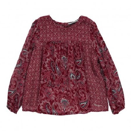 Pepe Jeans Salome Cashmere Printed Blouse Red `3 years,5