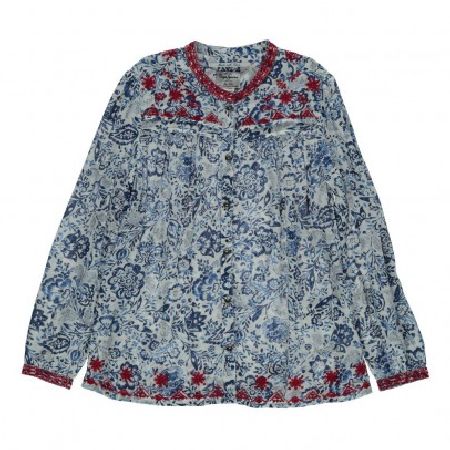 Pepe Jeans Serena Printed Blouse Blue `8 years,12 years,14