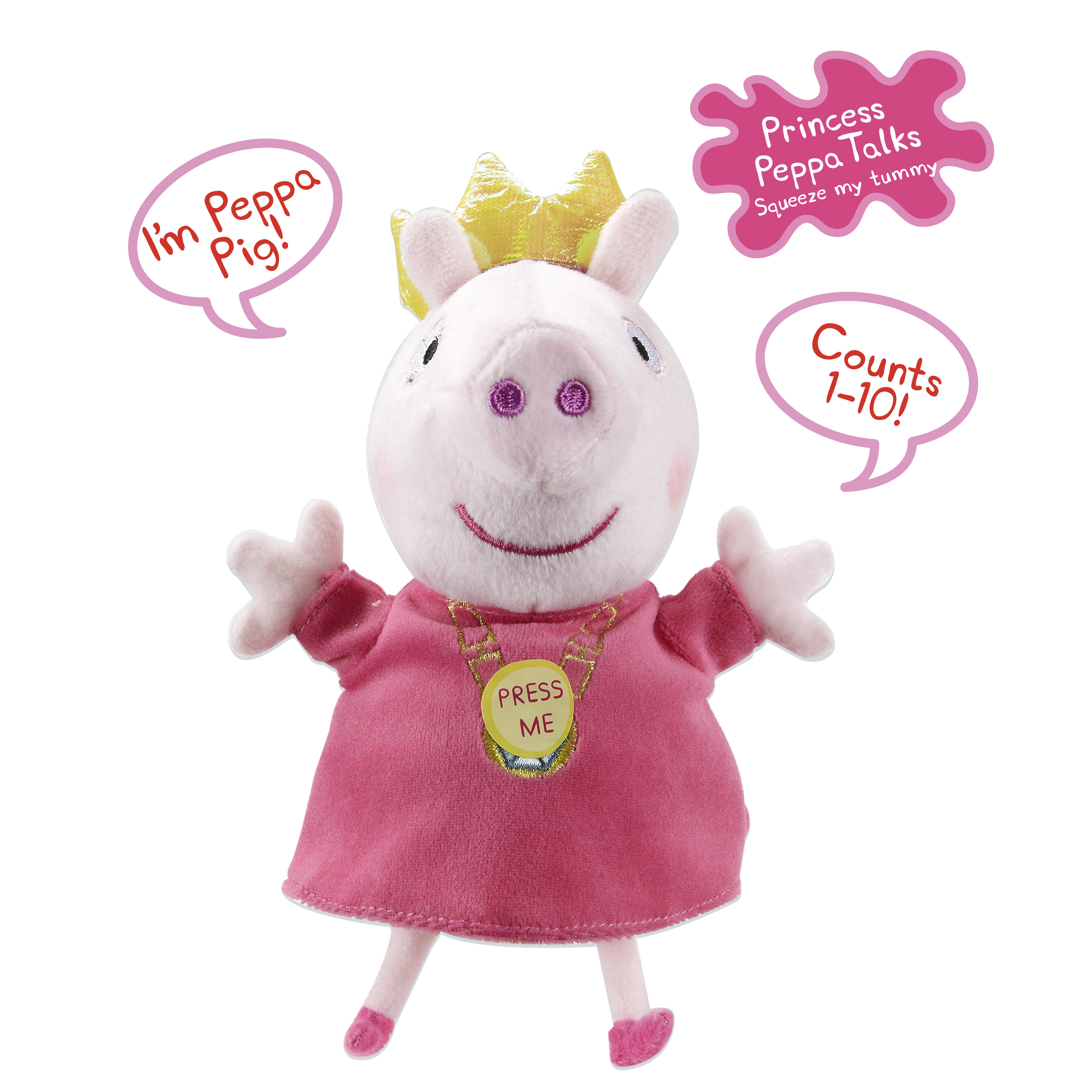 Peppa Pig 7` Talking Princess Peppa
