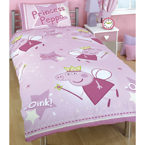Peppa Pig Bedding - Stars Single Rotary Duvet Set