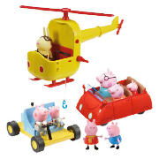 Peppa Pig Exclusive Multi Vehicle Set