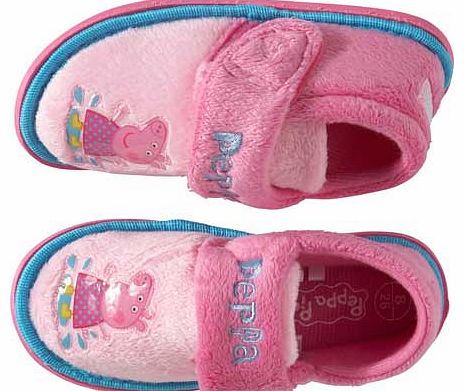 Peppa Pig Girls Pink Slippers - Size 10