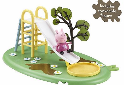 Peppa Pig Muddy Puddles Playground Set - Slide