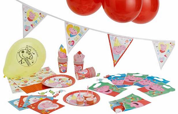 Peppa Pig Party Pack for 16 Guests