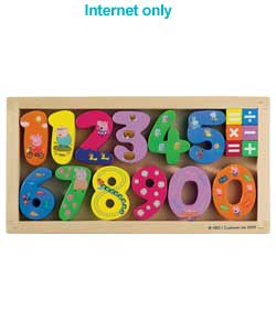 s Wooden Number Set