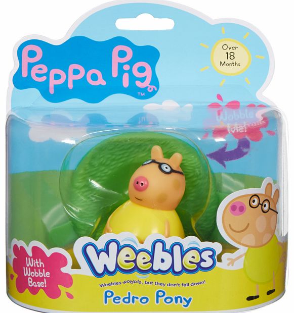 Weebles Figure & Base - Pedro Pony