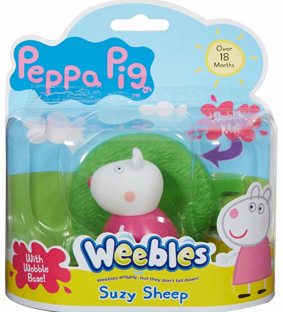 Weebles Figure & Base - Suzy Sheep