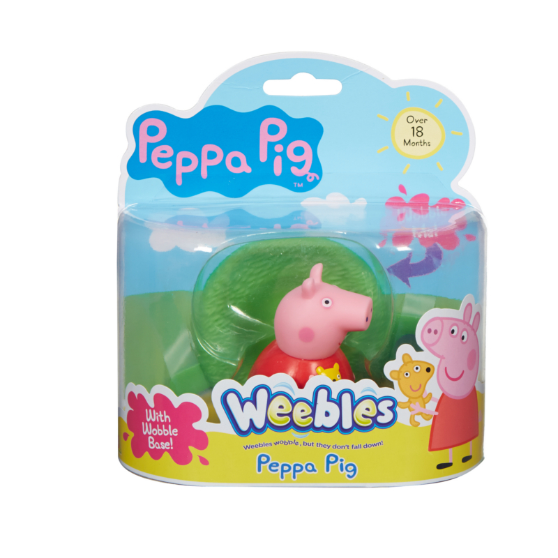 Weebles Figure and Base - Peppa