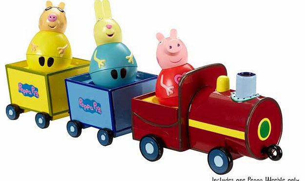 Peppa Pig Weebles Pull - Along Wobbily Train