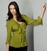 Per Una 3/4 Sleeve Frill Front Blouse