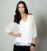 3/4 Sleeve Front Frill Blouse
