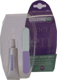 Perfect 10 Bright White Nails Nail Treatment Pack