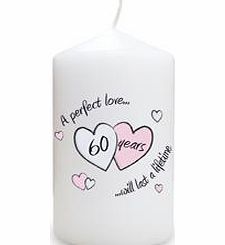 Perfect Love Diamond Anniversary Candle