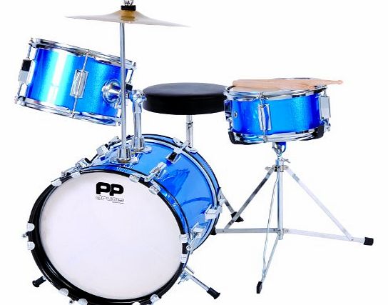 - 3 Piece Drum Kit - Blue