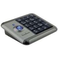 Perixx PERIPAD - 301U Keypad USB Wired Retractable Optical Trackball Carrying Pouch Plus USB Dongle Receive