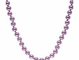 0.8cm purple Tahitian pearl necklace