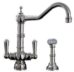 Perrin and Rowe 4766IG Country Collection Picardie Monobloc Mixer Tap with Rinse