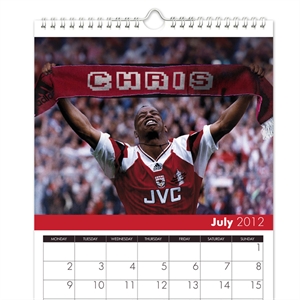 Arsenal Legends Football Calendar