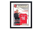 Personalised Arsenal Magazine Cover (Framed)