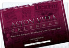 personalised Aston Villa Football A3 Calendar