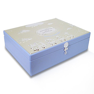 personalised Baby Boy Keepsake Box