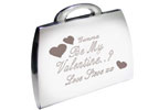 personalised BE MY VALENTINE Compact Mirror