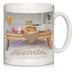 Personalised Breakfast in Bed Mug