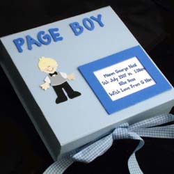 Bridal Party Memory Box Page Boy