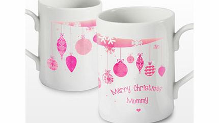Personalised Christmas Bauble Windsor Mug