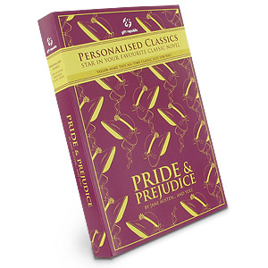 personalised Classic Pride and Prejudice Novel