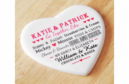Personalised Couples Coaster