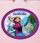 Personalised Disney Frozen Pink Lunch Bag