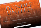 personalised Dundee United Football A3 Calendar