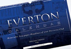 personalised Everton Football A3 Calendar