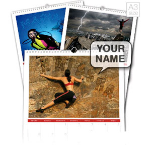 Personalised Extreme Sports Calendar