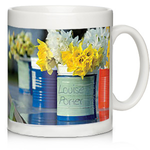 Personalised Flower Pot Mug