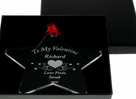Personalised Gift Ideas Personalised valentines day star, engraved valentines day keepsake, special valentines gift for him
