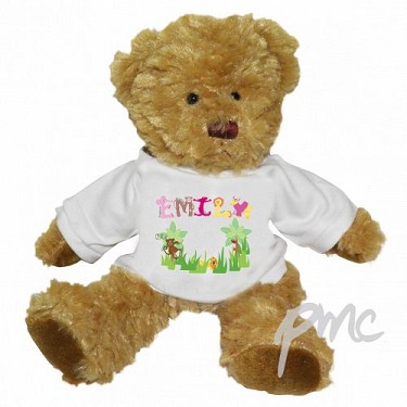 Teddy with Girls Animal Alphabet T-Shirt