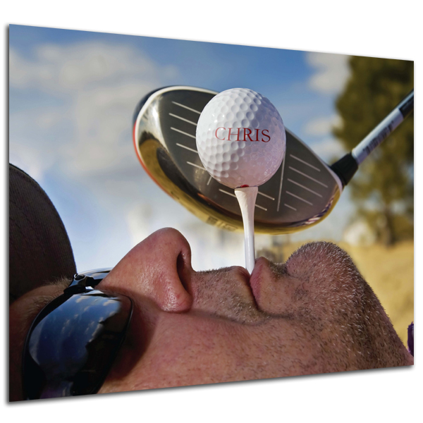 personalised Golf Tee Poster Poster Only