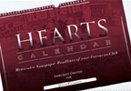personalised Hearts Football A3 Calendar