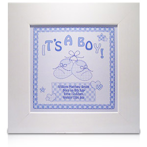 personalised Its a Boy Ceramic Tile